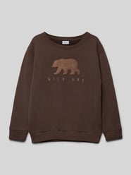 Sweatshirt mit Motiv-Patch Modell 'BEAR' von Name It Braun - 22