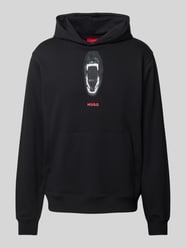 Hoodie met labelprint, model 'Dartchon' van HUGO - 26