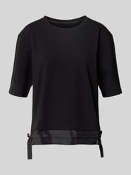 T-shirt van modalmix met strikdetails van Marc Cain - 28