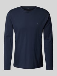 Longsleeve mit Logo-Print von Fynch-Hatton Blau - 39