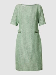 Kurzärmeliges Cocktailkleid mit Strukturmuster von Swing Blau / Türkis - 30