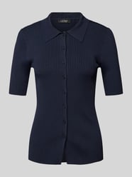 Gebreid shirt met doorknoopsluiting, model 'DAENA' van Lauren Ralph Lauren - 42