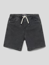 Bermudas in Denim-Optik von Mango Schwarz - 14