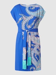 Kleid mit Paisley-Muster  von Chiara Fiorini Blau - 17