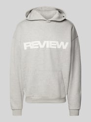 Hoodie mit Kapuze von REVIEW Grau - 46