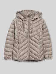 Slim fit gewatteerd jack met tweewegritssluiting van s.Oliver RED LABEL Beige - 45