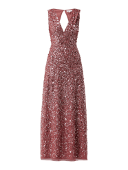 Abendkleid aus Tüll mit Pailletten  von MAYA DELUXE Rosa - 31