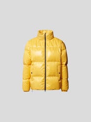 Daunenjacke in Stepp-Optik von Ahirain Gelb - 4
