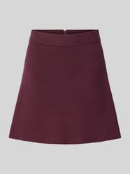 Uitlopende minirok van viscosemix, model 'SABA' van Vero Moda Bordeaux - 41