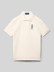 Regular fit poloshirt met motiefstitching van Polo Ralph Lauren Teens - 48