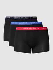 Trunks mit Logo-Bund im 3er-Pack von Tommy Hilfiger Schwarz - 30