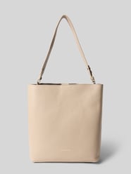 Torba shopper z naturalnej skóry bydlęcej model ‘BRINJA’ od Marc O'Polo Fuksjowy - 28