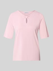T-Shirt aus Modal-Mix von MORE & MORE Pink - 41