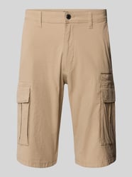 Bermudy cargo o kroju relaxed fit z mieszanki bawełny i elastanu od s.Oliver BLACK LABEL - 26