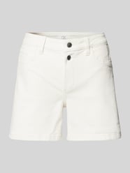 Regular Fit Jeansshorts im 5-Pocket-Design Modell 'Abby' von QS Weiß - 9