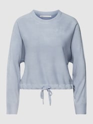Strickpullover mit Tunnelzug im Bund Modell 'AMALIA' von Only Blau - 28