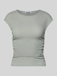 Strukturiertes T-Shirt mit Rundhalsausschnitt von REVIEW - 45