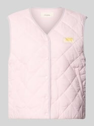 Regular Fit Weste in Stepp-Optik Modell 'YUPIBAM' von American Vintage Pink - 9