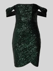 Cocktailjurk in off shoulder-look van Lipsy - 20