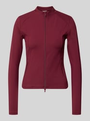 Slim Fit Jacke mit Zweiwege-Reißverschluss Modell 'Sense' von aim'n Bordeaux - 3