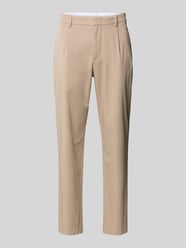 Loose Fit Bundfaltenhose mit Gesäßtaschen von MCNEAL Beige - 42