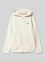 Sweatjacke mit Kapuze von Boss Beige - 1