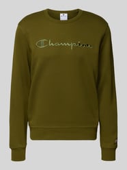 Sweatshirt met labelstitching en ronde hals van CHAMPION - 7