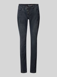 Slim Fit Jeans mit 5-Pocket-Design Modell 'Malibu' von Buena Vista Grau - 3