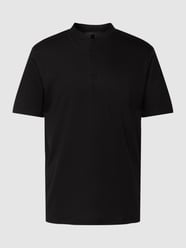 Poloshirt mit Stehkragen Modell 'Louis' von Drykorn Schwarz - 10