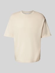 T-Shirt mit Rundhalsausschnitt Modell 'OSCAR' von SELECTED HOMME Beige - 12