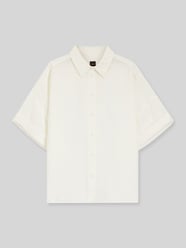 Regular Fit Bluse aus Leinen-Viskose-Mix Modell 'BISENAS' von BOSS Orange - 41