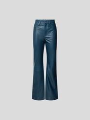 Lederhose im Bootcut von Remain Schwarz - 36