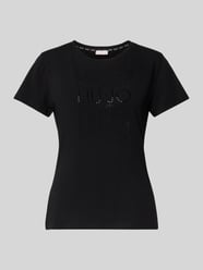 T-Shirt mit Strasssteinbesatz von LIU JO SPORT - 25