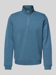 Sweatshirt mit Troyer-Kragen Modell 'BRADLEY' von Jack & Jones Blau - 31