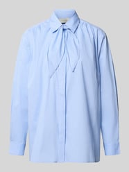 relaxed fit strikblouse model 'Rochelle' van Neo Noir - 20