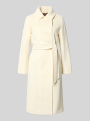 Regular Fit Robenmantel aus reiner Schurwolle Modell 'BCOLLAG' von Max Mara Studio - 13