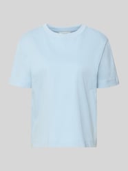 T-shirt o kroju boxy fit z czystej bawełny model 'ESSENTIAL' od Selected - 38