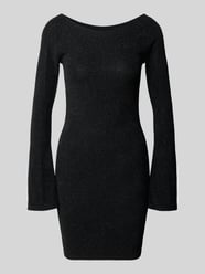 Knielanges Kleid mit Rundhalsausschnitt Modell 'GILLY' von NOISY MAY® - 3
