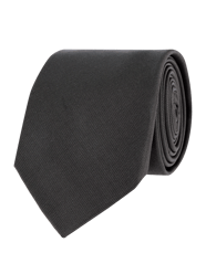 Krawatte aus Seide in unifarbenem Design (7 cm) von Blick Grau - 27