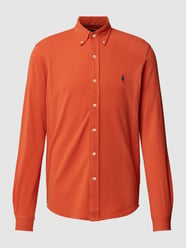 Freizeithemd mit Logo-Stitching von Polo Ralph Lauren Orange - 14