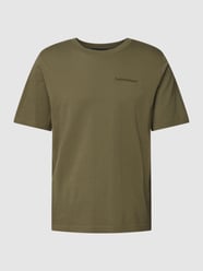 T-shirt met logostitching van PEAK PERFORMANCE Groen - 21