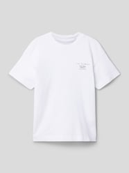 T-Shirt aus Baumwolle mit rückseitigem Motiv-Print von Jack & Jones Weiß - 26