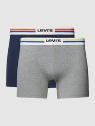 Boxershorts mit Label-Bund im 2er-Pack von Levi's® Blau - 4