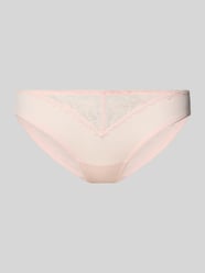 Slip mit Spitzenbesatz Modell 'Luxurious' von Mey Pink - 24