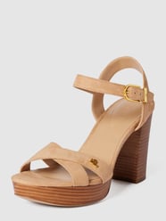 Sandalen aus Leder von Lauren Ralph Lauren Weiß - 26