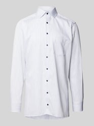 Koszula biznesowa o kroju modern fit w paski od OLYMP - 45