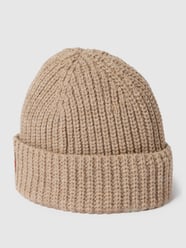 Beanie mit Label-Detail Modell 'Modesto' von Cinque Beige - 11