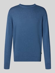 relaxed fit gebreide pullover van puur katoen van bugatti - 20