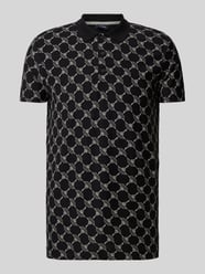 Regular Fit Poloshirt mit Allover-Logo-Print Modell 'Thilo' von JOOP! Collection Schwarz - 48