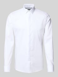 Super krój slim fit koszula smokingowa z popeliny model 'URBAN KENT' od OLYMP No. Six - 17